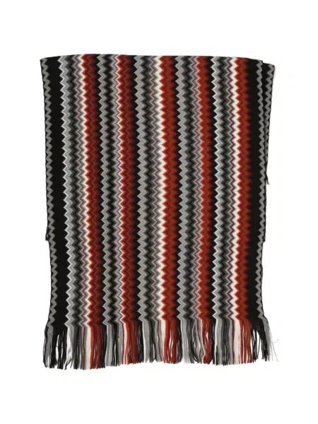 Плетен шал Missoni черно