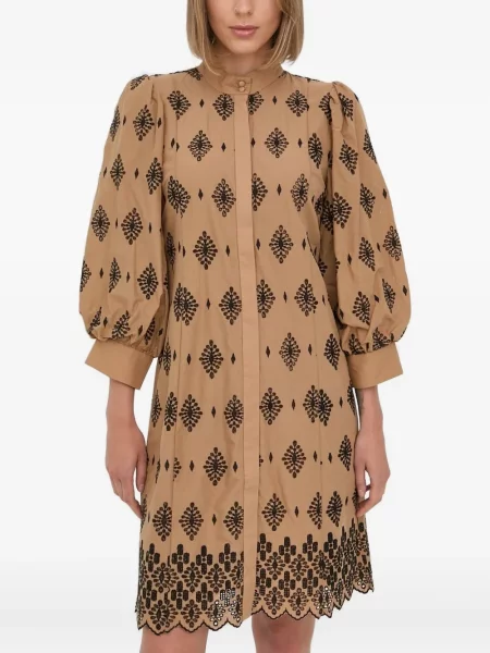 Rochie mini Bruuns Bazaar cu broderie de costum