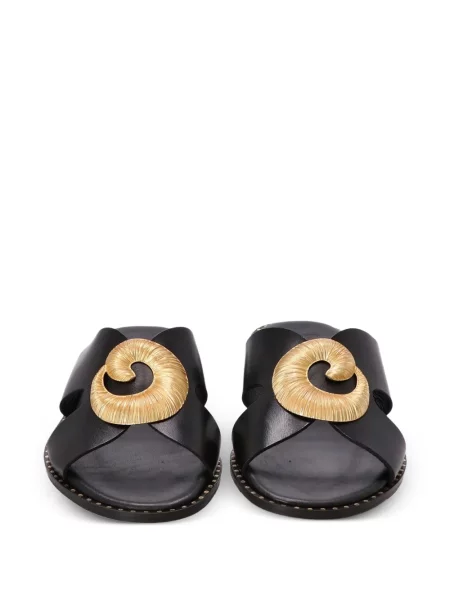 Кожени сандали Kotris Sandals черно