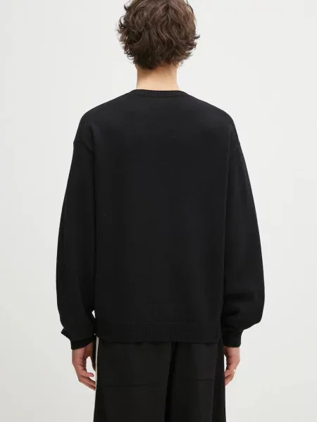 Шерстяной тигровый свитер Kenzo черный