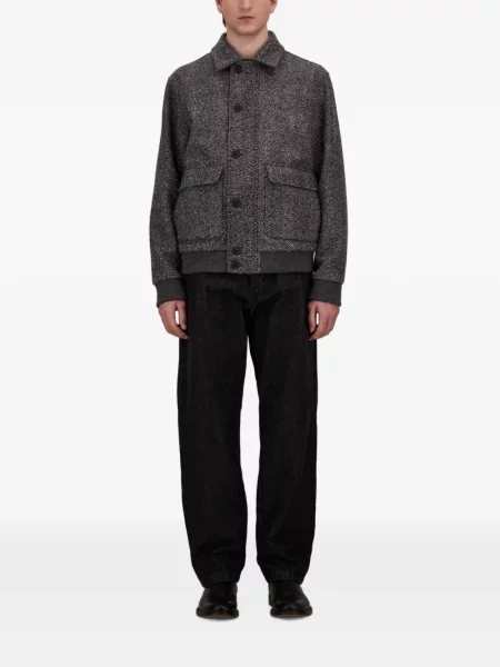 Geacă Herno cu model herringbone gri