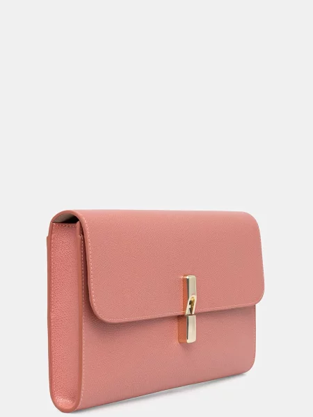 Furla Geantă plic de damă din piele roz