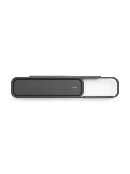 Brabantia suport hartie igienică cu raft MindSet negru