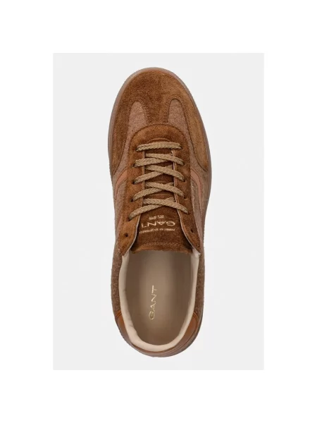 Sneakersy Gant brązowe