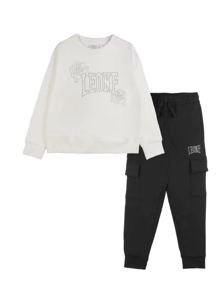 Komplet dresowy Leone 1947 Apparel biały
