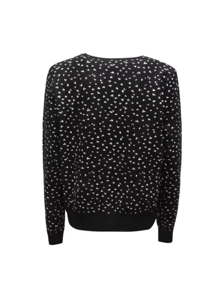 Sweter Max Mara skórzany czarny