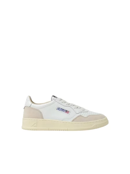 Sneakers Autry Medalist Low Wom White Leather/ Beige Suede EUR 36 białe