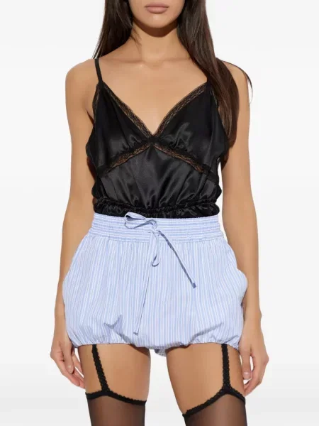 Body Dolce & Gabbana din satin negru