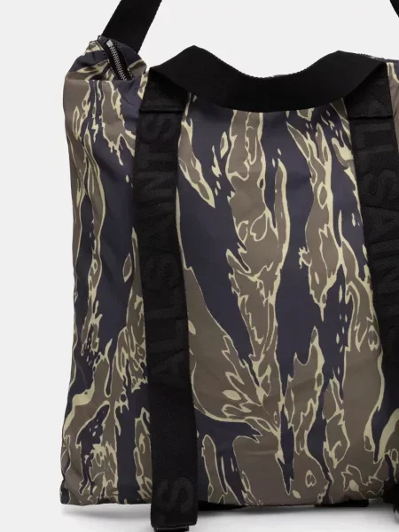 Batoh AllSaints KEI BACKPACK pánský velký vzorovaný zelená