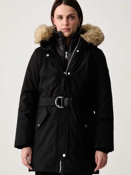 DKNY parka černá