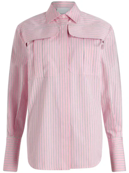 Cămașă Patou din poplin safari roz