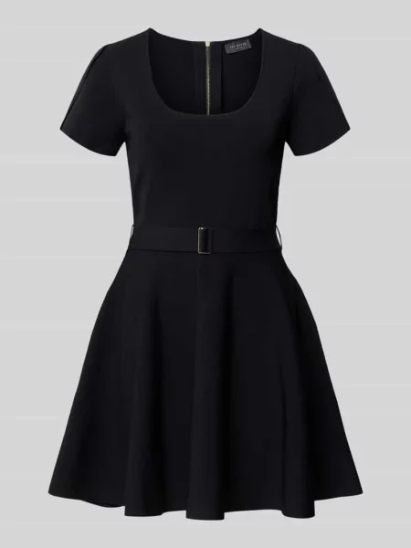 Sukienka mini z mieszanka model Ronella' Ted Baker czarna