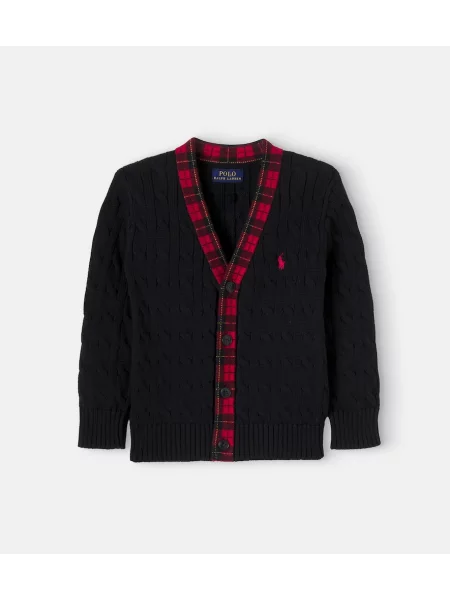 Gyerek kardigán Polo Ralph Lauren fekete
