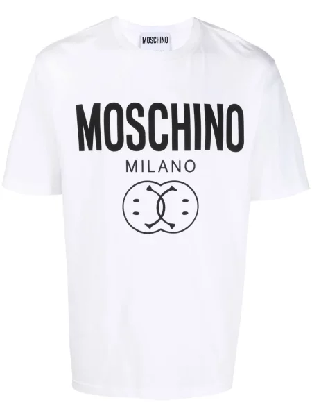 Tricou Moschino cu imagine alb