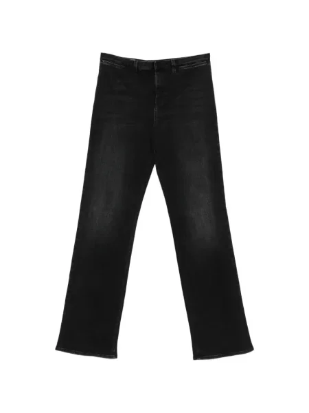 Blugi cu picior larg Gucci cu dungi negru