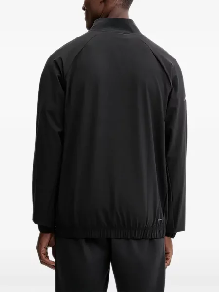 Majica s kapuljačom na patentni zatvarač Adidas crna