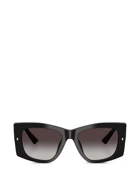 Ochelari de soare Jimmy Choo Eyewear cu autograf negru