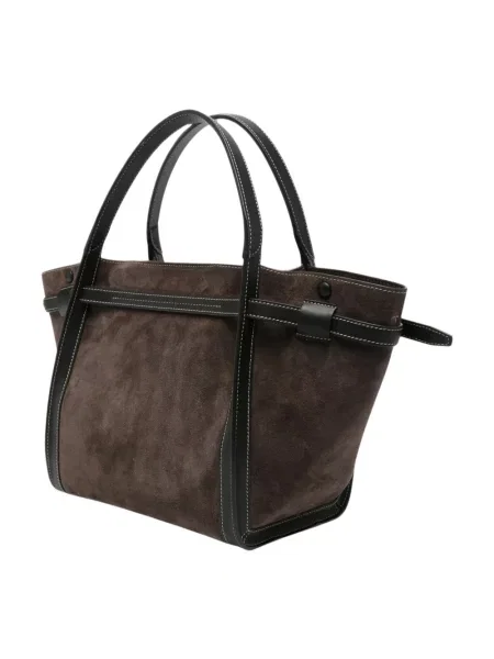Shopperka Tod's skórzana brązowa