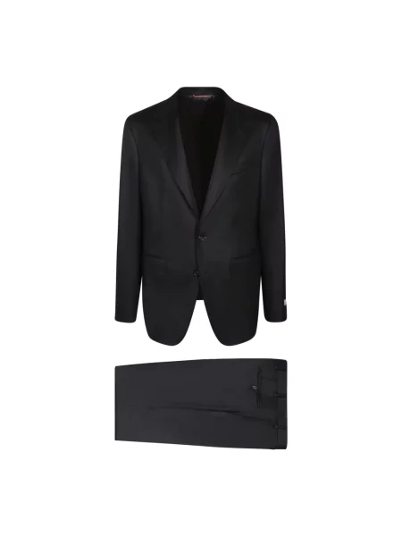 Garnitur Canali wełniany czarny