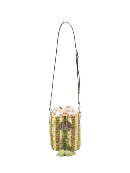 Prugasta torbica bucket Valentino Garavani