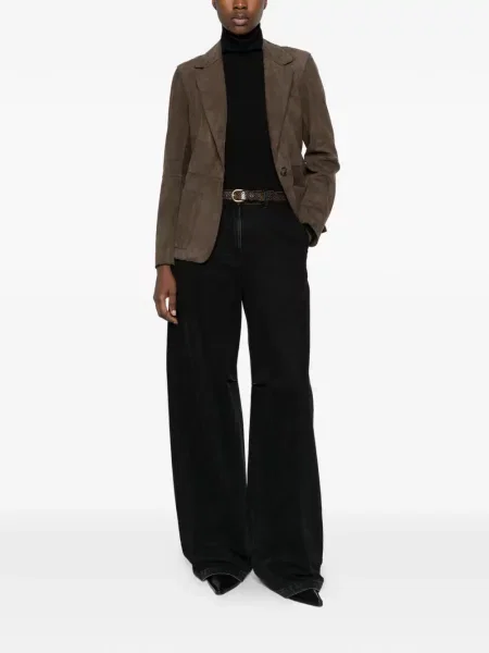Sacou The Jackie Leathers din piele maro