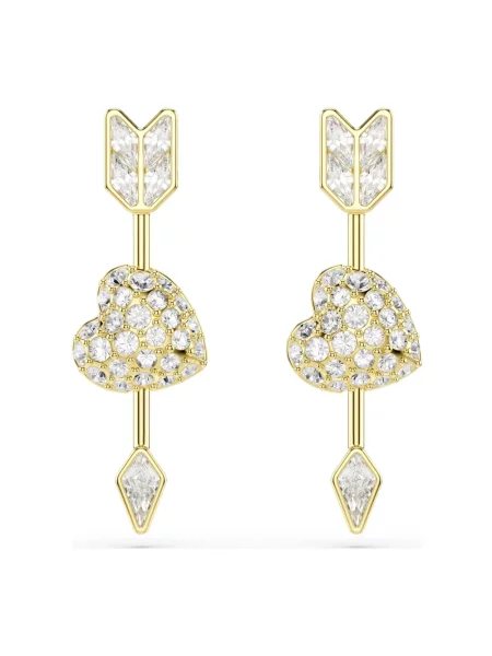 Kolczyki Swarovski żółte