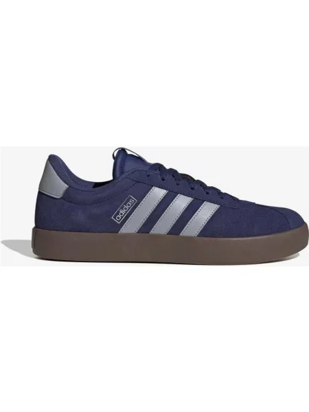 Buty do biegania adidas VL Court granatowy brązowy szary