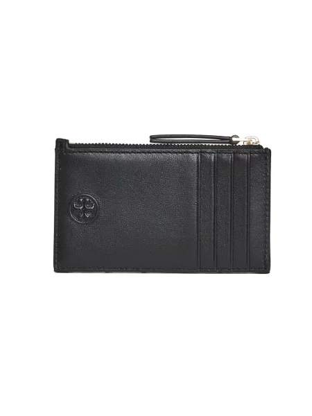 Portfel Tory Burch skórzany czarny