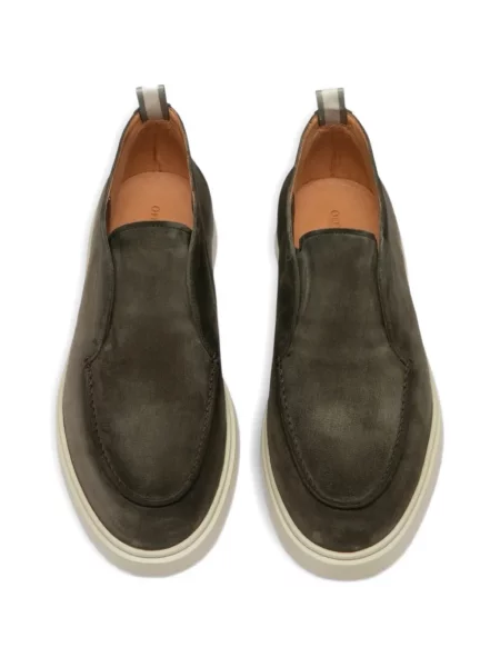 Szarvasbőr slip on sneaker Officine Creative zöld