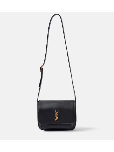 Torebka skórzana Saint Laurent skórzana czarna