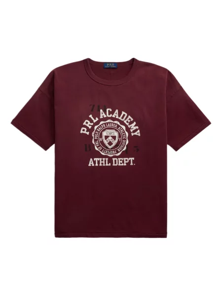 Długa koszulka Polo Ralph Lauren bez rękawów skórzana niebieska