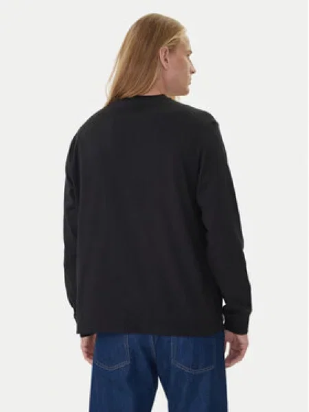 Calvin Klein Marškinėliai ilgomis rankovėmis Standard Logo juoda
