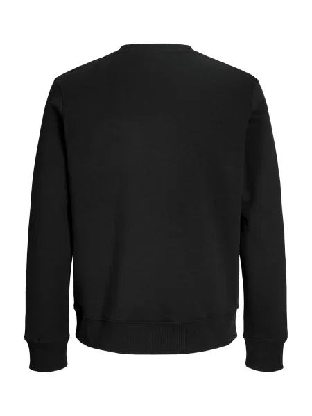 JACK & JONES Mikina JJRUSH svetlooranžová čierna
