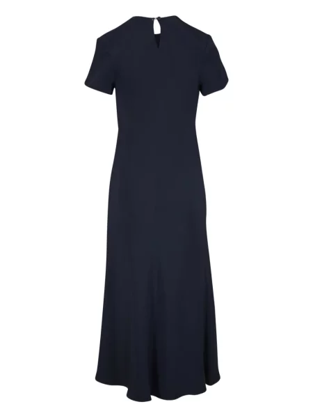 Rochie Peter Cohen de mătase de costum albastru
