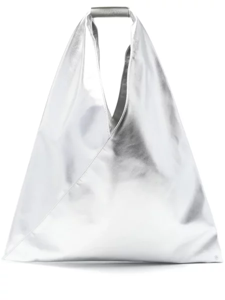 Torbica Mm6 Maison Margiela srebrena