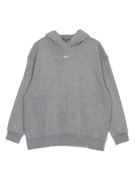 Bluza z kapturem Nike z długim rękawem szara