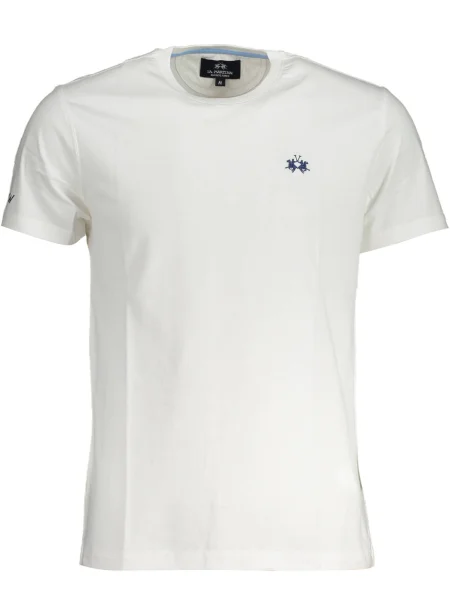Tricou La Martina scurt alb