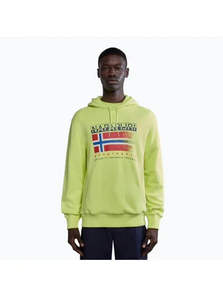 Мъжки суитшърт Napapijri B-Kreis H yellow sunny жълто