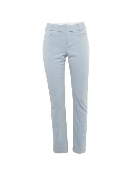 Pantaloni Calvin Klein din crep albastru
