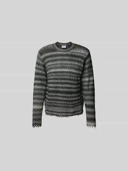 Sweter o kroju regular fit z imitacji dzianiny Won Hundred czarny
