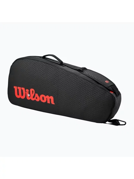 Torba tenisowa Wilson Clash V3 Super Tour black/ infrared czarna