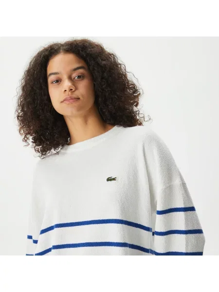 Lacoste Sweter Lacoste biały