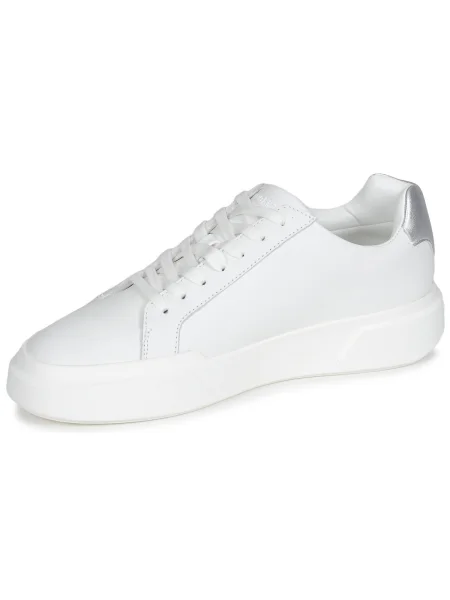 Blugi Calvin Klein din dantelă alb