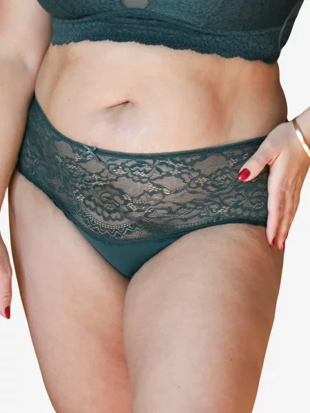 SugarShape Nohavičky LACE' zelená