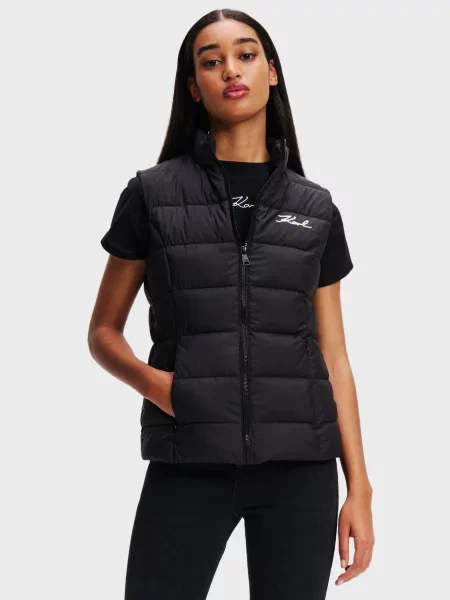 Легкий жилет Karl Lagerfeld чорний