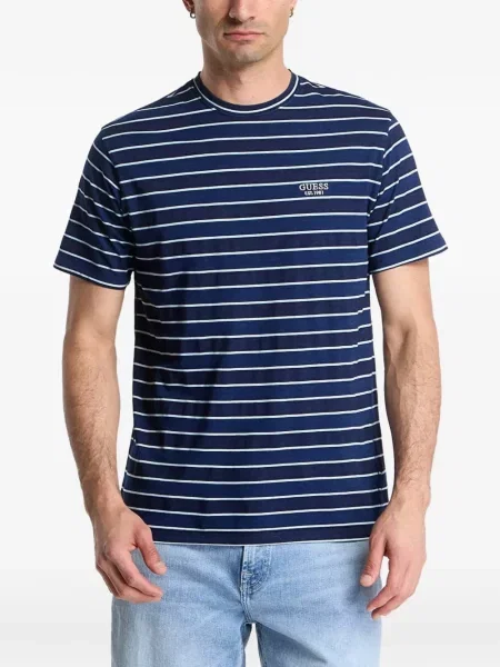 Tricou Guess cu imagine albastru