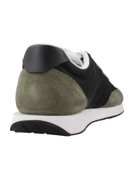 Calvin Klein Sneakers RETRO cu adaos de piele verde