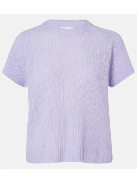 Pulover Lisa Yang de mătase violet