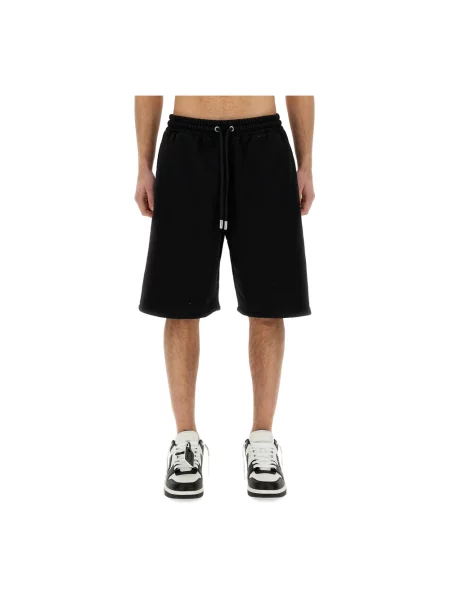 Szorty Off-white z logo ze sznurkiem białe