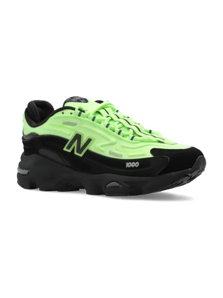 Sneakersy New Balance zamszowe zielone
